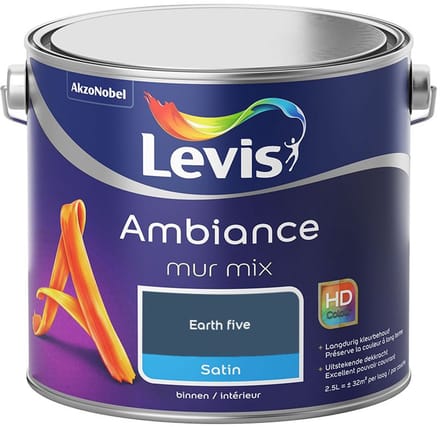 Levis - Ambiance Mur Satin Mix - Earth Five - Mengverf - 2,5 L