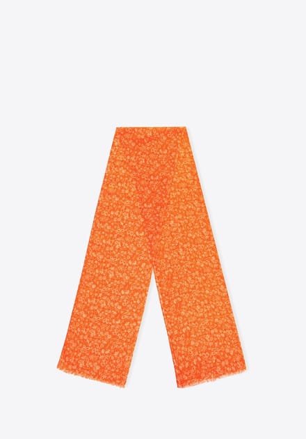 Wittchen - Dames Sjaal - Oranje - Polyester - Delicaat