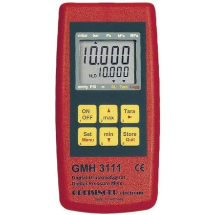 Greisinger GMH 3111 Gasdrukmeter Luchtdruk 0.0025 - 1000 bar