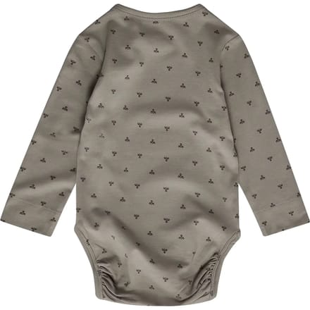 Hummel kinderbody met lange mouwen Hmlmini Bee Aop L/S 230320