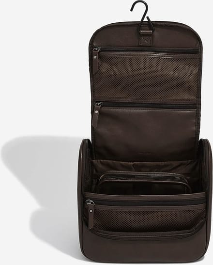 STACKERS BROWN - Toilettas - Beauty Case - Waszak - Met haak