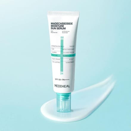 Mediheal Madecassoside Hydratant Sérum Solaire Réparateur SPF 50+ PA++++ 50ml white