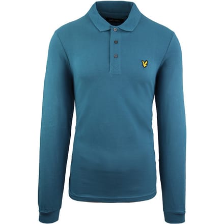 Lyle & Scott effen heren groen poloshirt