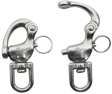 Kong Italy Quick Release Rotary Ring Connector Karabijnhaak Zilver 1