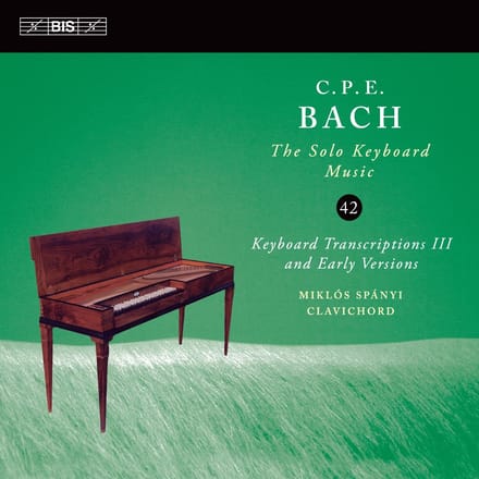 Miklos Spanyi - C.P.E. Bach: Solo Keyboard Music, Vol. 42 (CD)