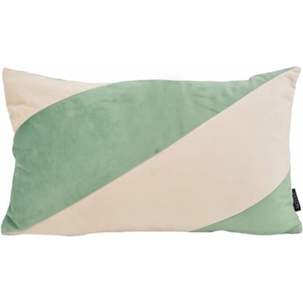 NOVÉE Sierkussen velvet swirl /crème | 30 x 50 cm | fluweel/polyester