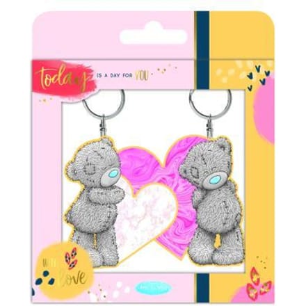 Me to You metalen sleutelhanger 2dlg Hearts