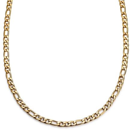 Essentials | 8 mm Goudkleurige Ketting met Figaro Schakels