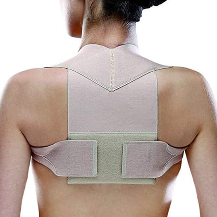 Orione Posturex Rechthouder - Rugsteun - Houdingcorrector - Postuur Band - Unisex - Maat M 87-93 cm - Beige