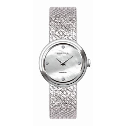 Prisma horloge P.1347 Dolce Round Silver