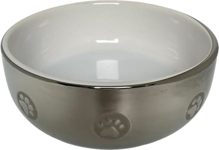Bubimex - Zilverkleurige Voerbak - Drinkbak – 1,6 Liter