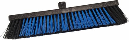 Straatbezem 450x65 mm 81% gerecycled blauw/zwart