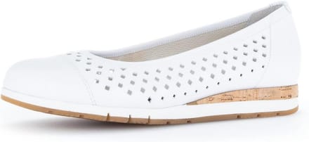 Dames Pumps met Perforatie en Lage Hakken