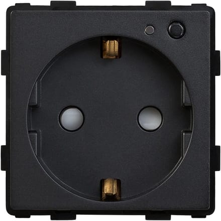 Slimme Zigbee Inbouw Stekker met Energiemeter - 16A EU Stopcontact