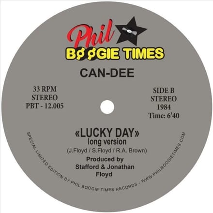 Can-Dee - Lucky Day (12" Single)
