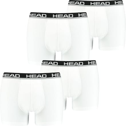HEAD Heren Boxershorts HEAD BASIC BOXER 4er Pack Wit M