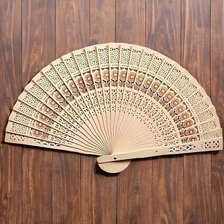 @ Lu’s Today® – Basic Household Essentials – Handwaaier – Houten Waaier – Verkoeling – Opvouwbaar – Lichtgewicht – Decoratief