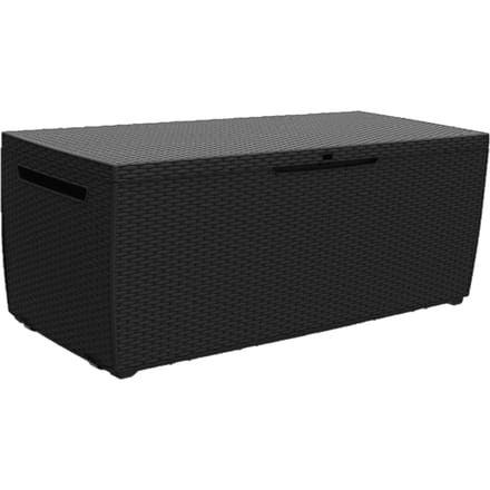 Intergard Kussenbox opbergbox antraciet 123x57x53,5cm