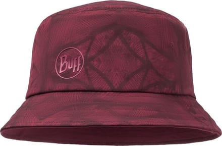 BUFF® Trek Bucket Hat Calyx Dark Red - Zonnehoed -