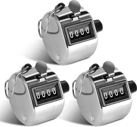 Solidchoice - Set van 3 Handtellers voor Sport en Inventarisatie