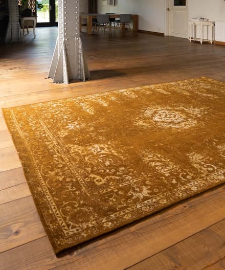 Vintage vloerkleed - Nomad okergeel 200x290