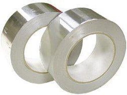 Alutape | Aluminium tape | Dampdichte tape | 50 meter (1 rol)