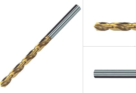 Wovar Hardhoutboor HSS|G TiN 7 mm | Doos 10 stuks