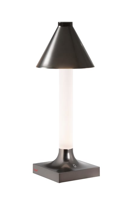 Kartell Goodnight oplaadbare tafellamp met diffuser - titaan glanzend