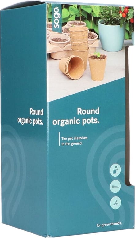 Sogo biologische turfpotjes rond