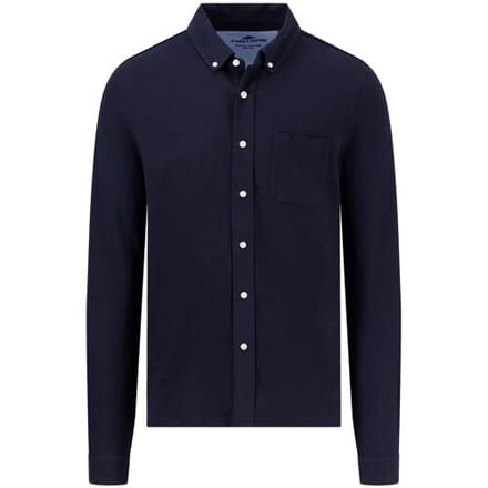 Fynch-Hatton Overhemd Polo Shirt Premium Cotton Navy / male