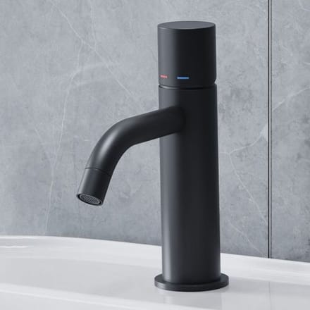 Steinkamp Living Black basin mixer, without drain 62000NOST