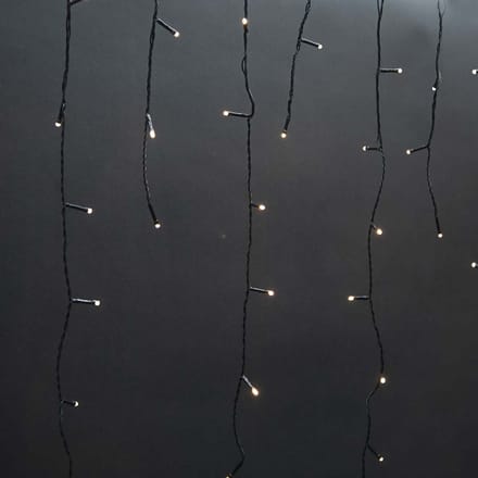 Nedis Decoratieve IJspegel Verlichting - 180 LED's - Warm Wit - 5.90 m - Licht effecten: 7 - Netvoeding