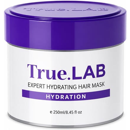 true.lab Expert Hydraterend Haarmasker 250ml Diepe Vocht Herstel Haarbehandeling purple