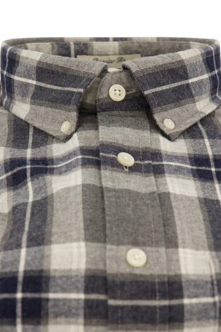 Gant casual overhemd grijs