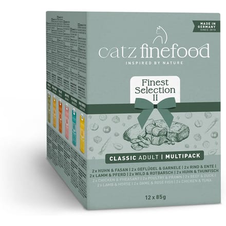60x85g catz finefood Mixpakket 2 nat kattenvoer