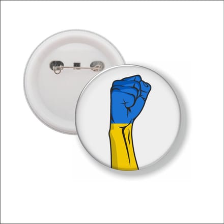 Button Met Speld - Oekraine Vuist