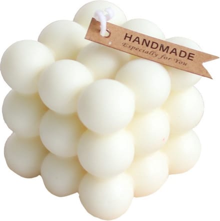 4 x Bubble Candle - Bubble Kaars - Vegan - handgemaakt - Soja-Bubbelkaars