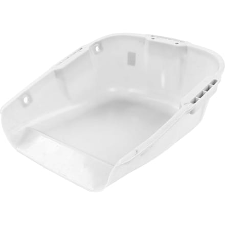 Zware Stoffer Kunststof Grote Capaciteit Dubbele Handgreep Slijtvast Stoffer voor Graandroging white