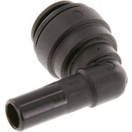 8mm x 8mm 90 graden L-verbinding POM Insteekfitting Plug NBR [2 Stuks]