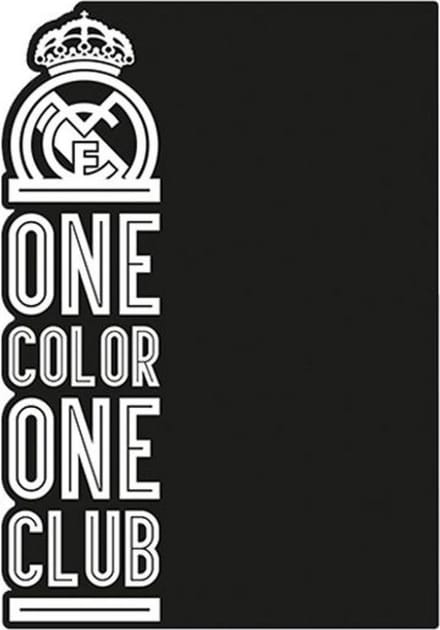 Real Madrid Black Board - Schoolbord - Muursticker - 47 x 67 cm