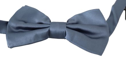 Dolce & Gabbana Blue 100% zijde verstelbare nekpapillon boog herenbindingen