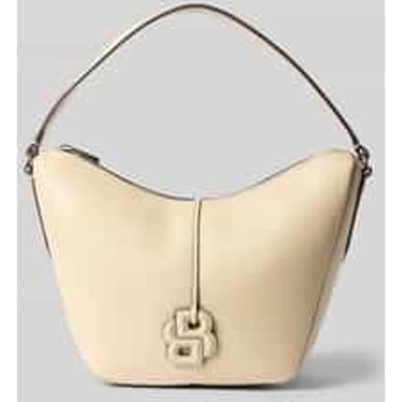 Handtas met leerlook model 'ANETT SM HOBO'