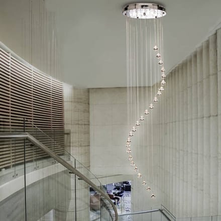 Searchlight Hanglamp Hallway met kristalbezetting, 180 cm