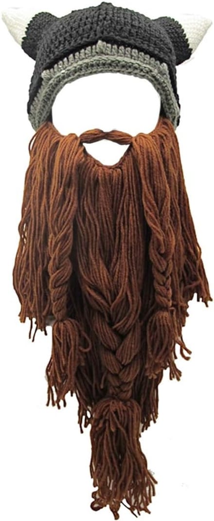 Herentrui met baard - Unieke muts - Warme winter - Afneembare baard - One size fits most