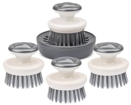 Zachte Afwasborstel met Handvat - Heavy Duty Keukenreiniger (5 Stuks)