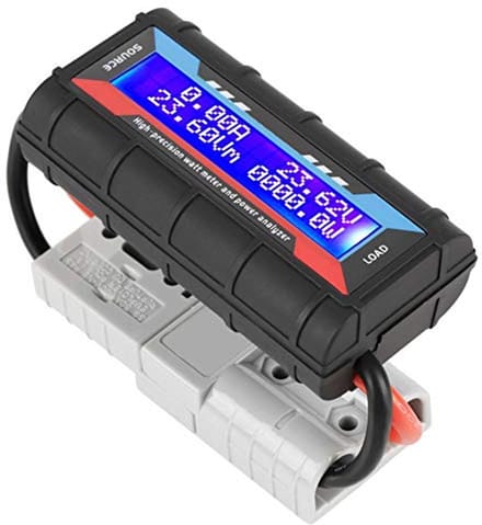 High Precision Power Meter 4.8V-60V - Voltage Amp Meter Analyzer with LCD Display for Battery, RC, Solar Applications