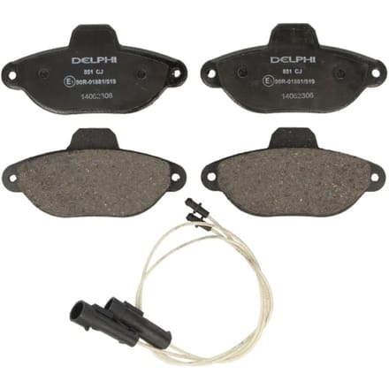 Remblokset DELPHI LP851, voor