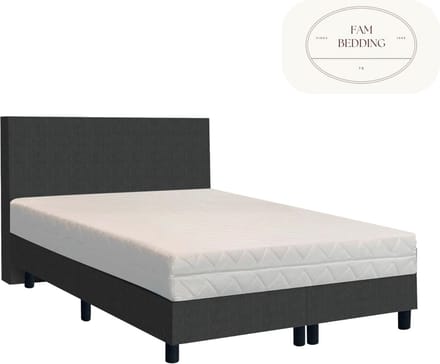 2 Persoons Boxspring Björn Antraciet 180x200