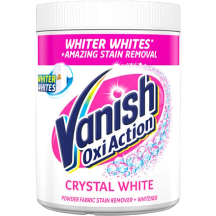 Vanish - Oxi Action - Crystal White - Witte Was Vlekverwijderaar - Whitening Booste Poeder - 940gram