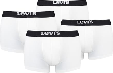 BOXERS 4-pack Levi's Solid Basic herenboxershorts, gemaakt van biologisch katoen